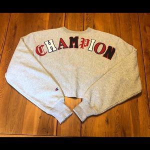 Champion cropped crew neck